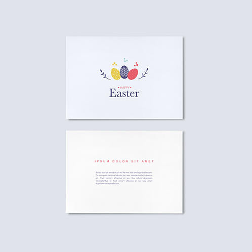 Happy Easter Eggs Card 01