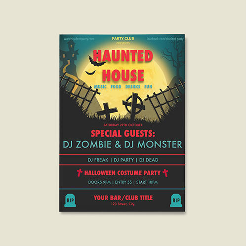 Haunted House Flyer