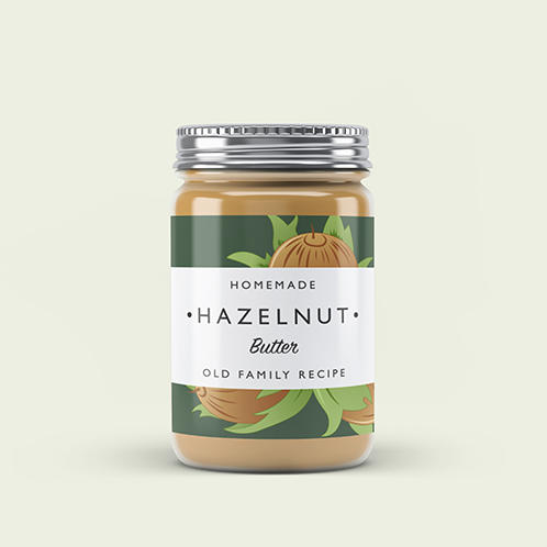 Hazelnut Butter Jar Label