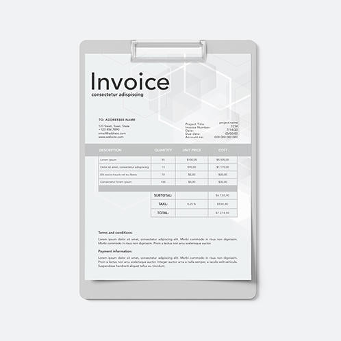 Hexagon Invoice