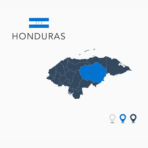 Honduras Map