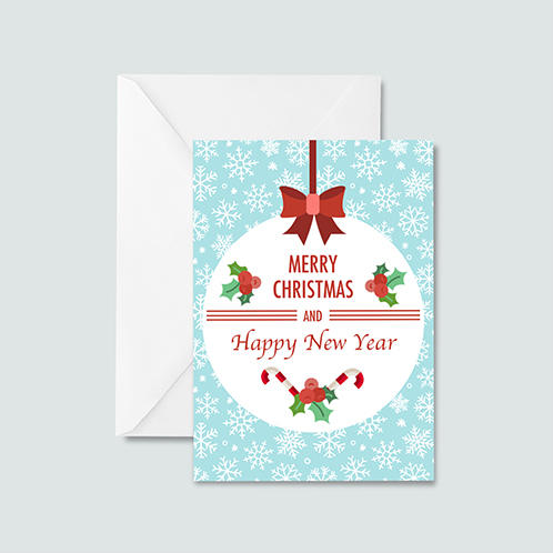 Illustrative Christmas Portrait Card