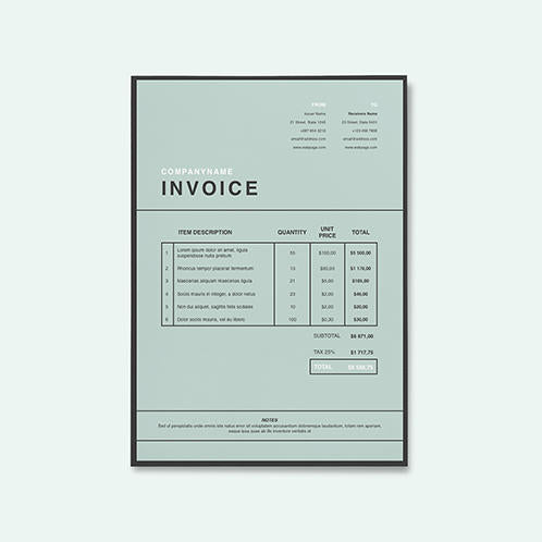 Jade Invoice