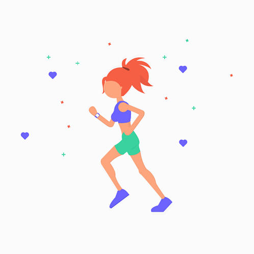 Jogging Illustration