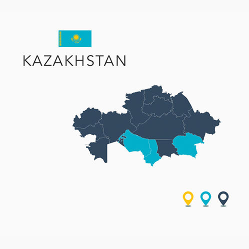 Kazakhstan Map