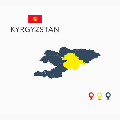 Kyrgyzstan Map