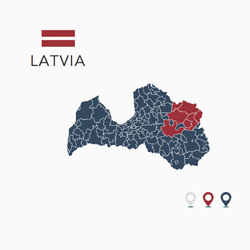 Latvia Map