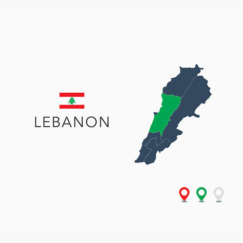 Lebanon Map