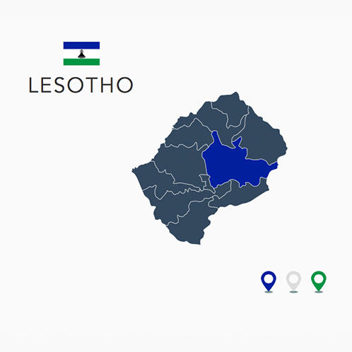 Lesotho Map