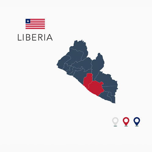 Liberia Map