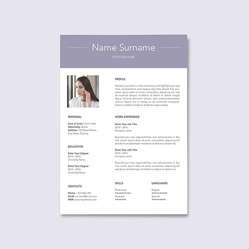 Lilac Resume