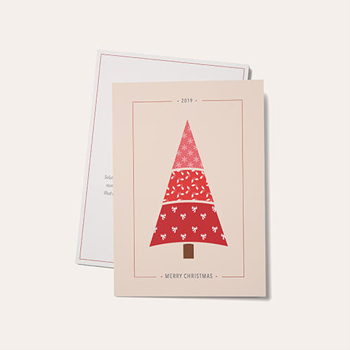 Minimal Christmas Tree Card