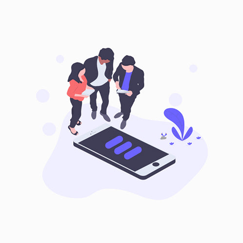 Mobile Testing Illustration