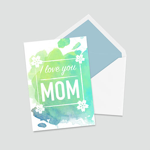 Mother's Day Watercolor Card