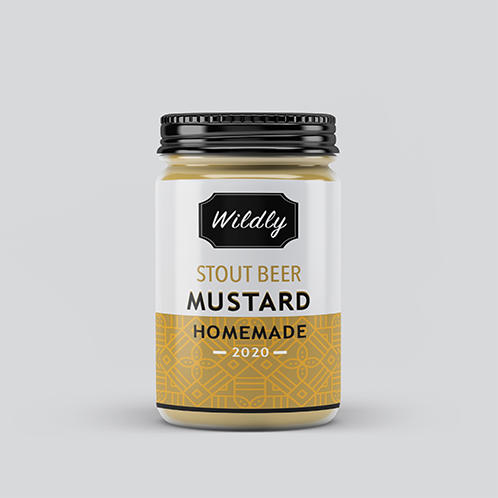 Mustard Jar Label