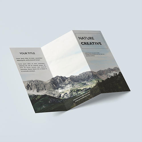 Nature Creative Brochure