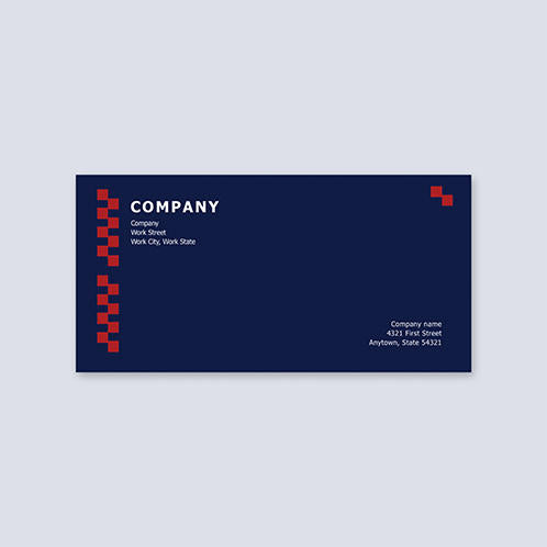 Navy Blue Envelope