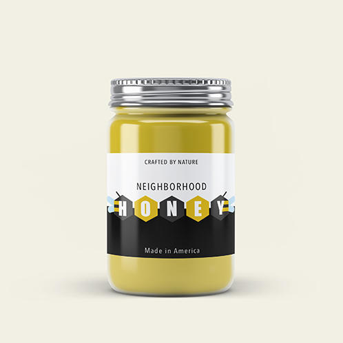 Neighborhood Honey Jar Label