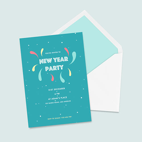 New Year Party Invitation