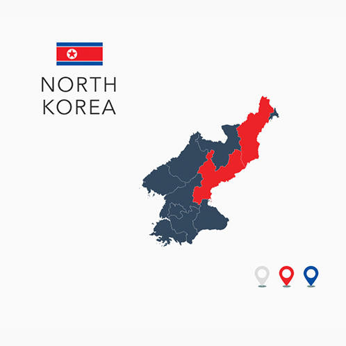 North Korea Map