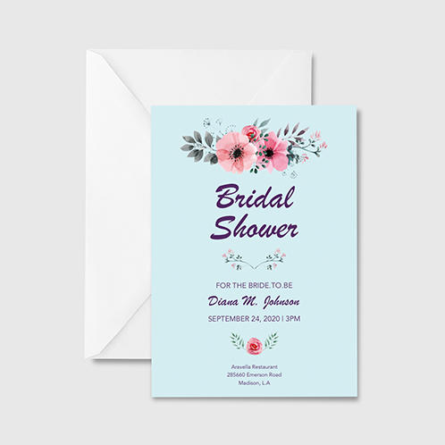 Pastel Bridal Party invitation