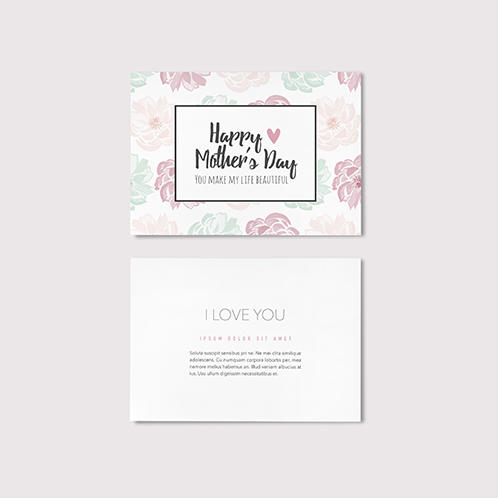 Pastel Mother's Day Card