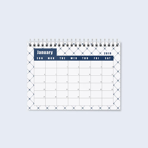 Patterned Monthly Planner