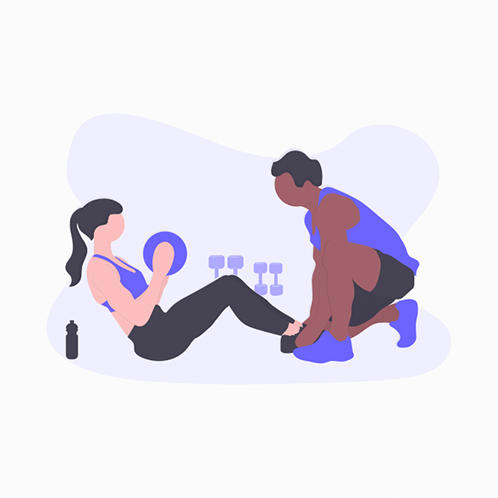 Personal Trainer Illustration