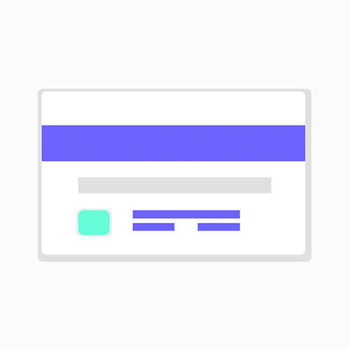 Plain Credit Card Illustration