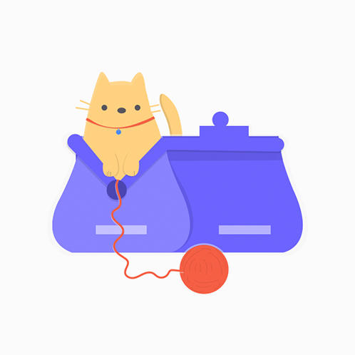 Playful Cat Illustration