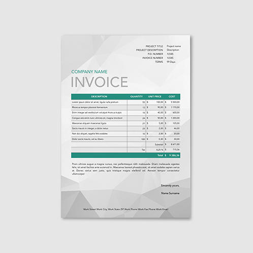 Polygon Invoice