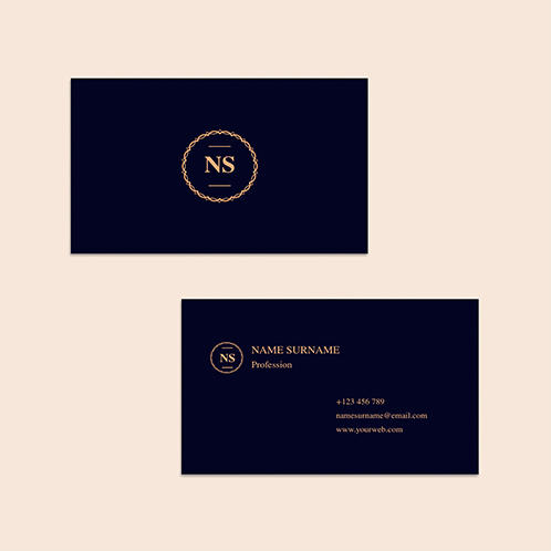 Prussian Blue Business Card