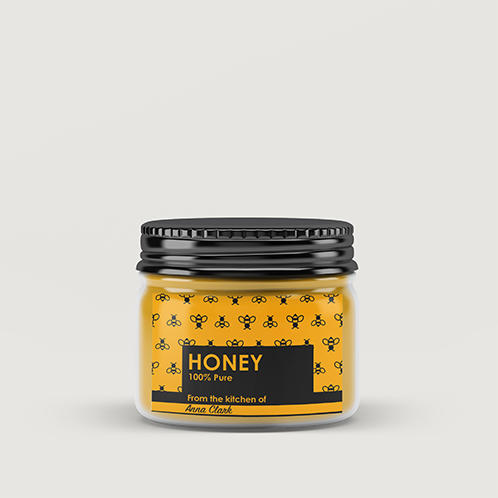 Pure Honey Jar Label