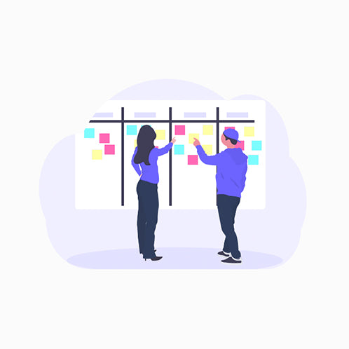 Scrum Board Illustration