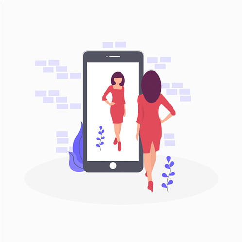 Selfie Time Illustration