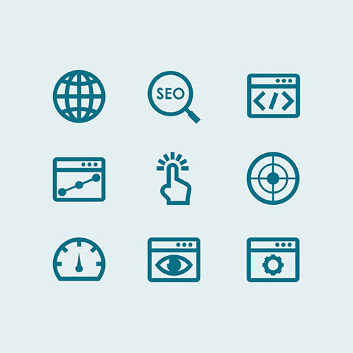 Seo Line Icons