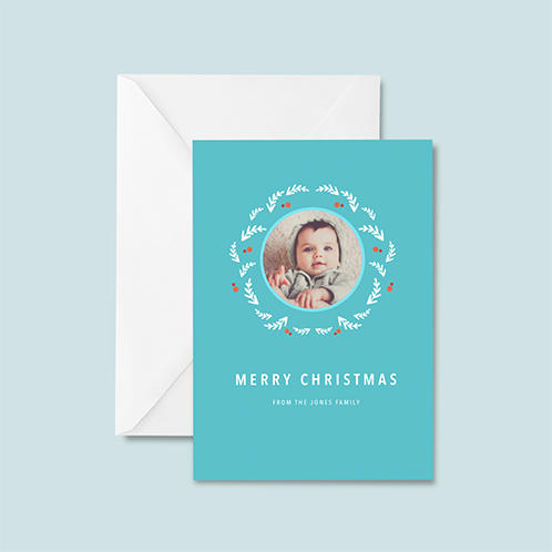 Simple Christmas Photo Card 02