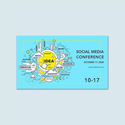 Social Media Conference Facebook Cover