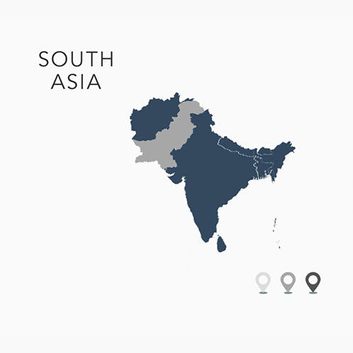 South Asia Map