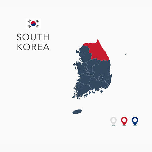 South Korea Map