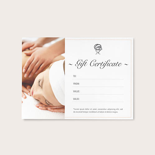 Spa Gift Certificate – MyPagesTemplates.com