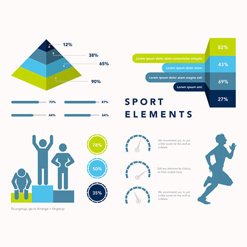 Sport Elements Infographic