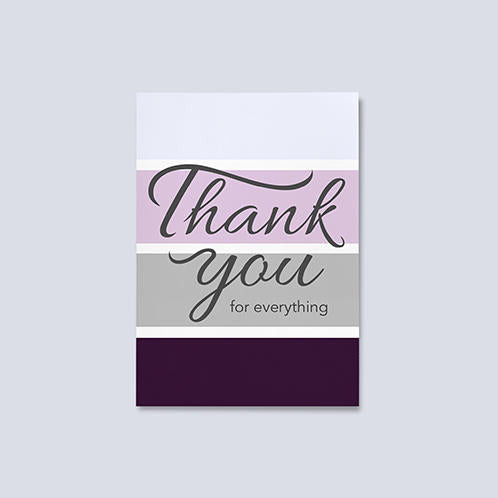 Thank You for Everything Card