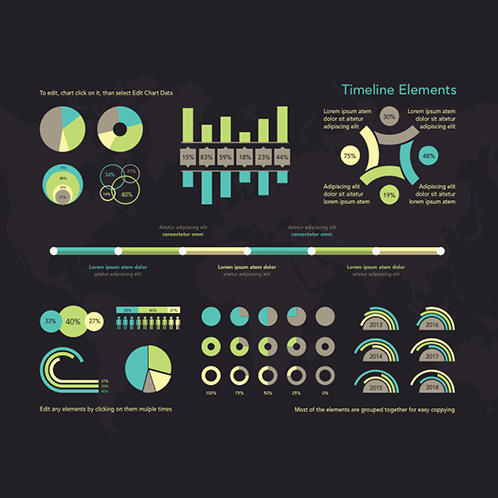 Timeline Element Infographic