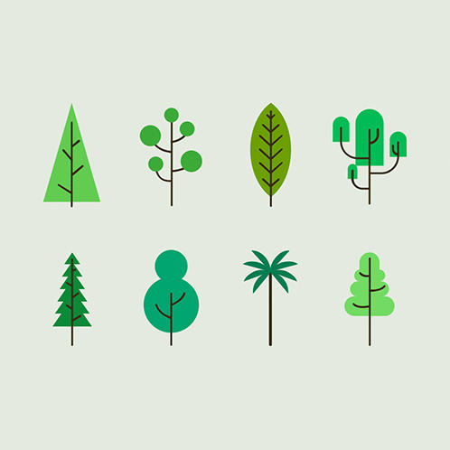 Trees Icons 01