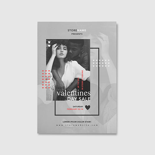 Valentines Day Sale Flyer