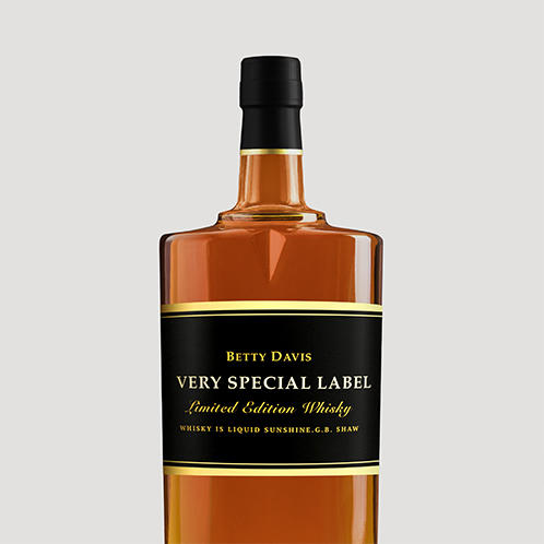 Very Special Whisky Label