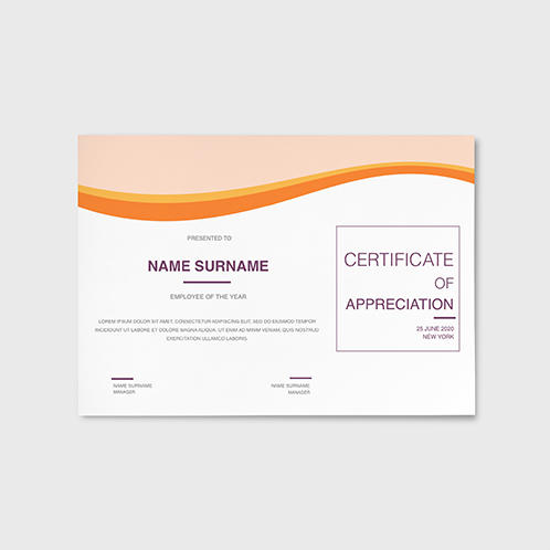 Wavy Business Certificate