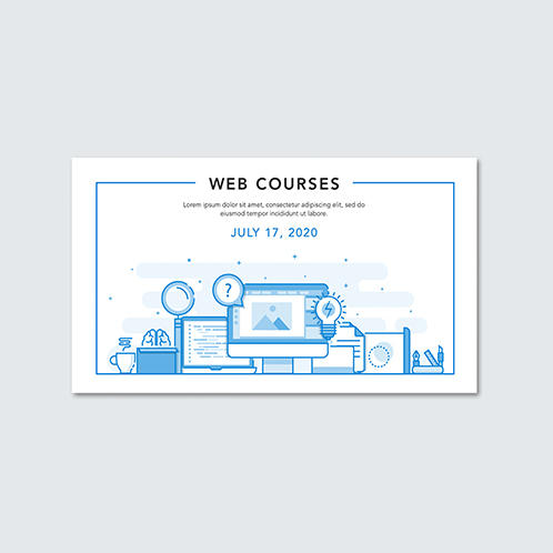 Web Courses Facebook Cover