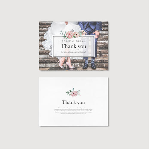 Wedding Thank You Card 01